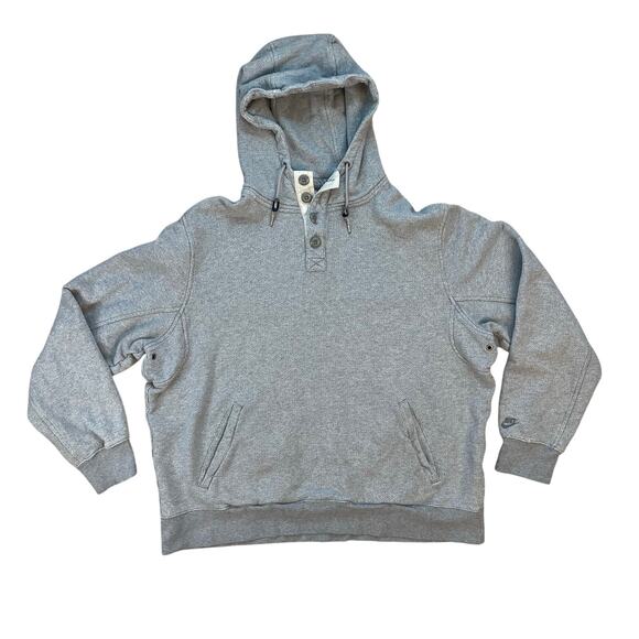 Nike Sportswear Men’s XXL Gray Fleece Hoodie Pullover Sweatshirt 506412-063 - Picture 1 of 9